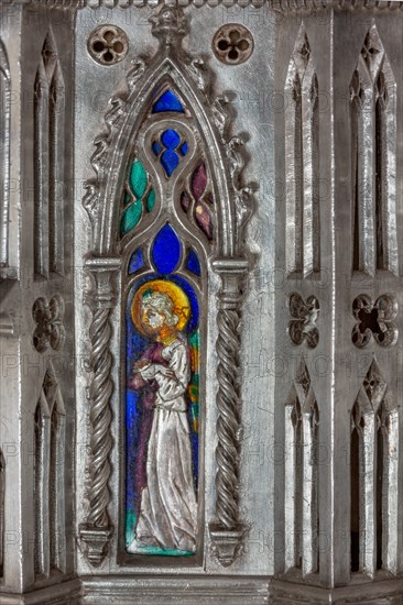 Détail de l'autel en argent du Trésor de Saint-Jean, Museo dell'Opera del Duomo, Florence