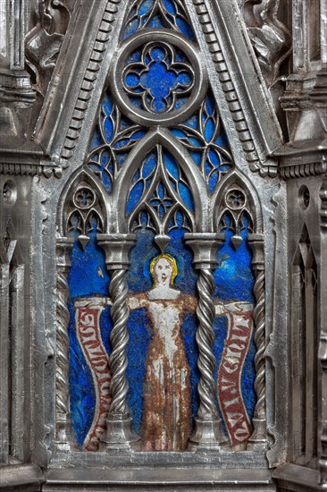 Détail de l'autel en argent du Trésor de Saint-Jean, Museo dell'Opera del Duomo, Florence