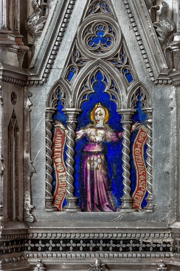 Détail de l'autel en argent du Trésor de Saint-Jean, Museo dell'Opera del Duomo, Florence