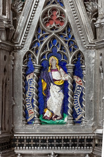 Détail de l'autel en argent du Trésor de Saint-Jean, Museo dell'Opera del Duomo, Florence