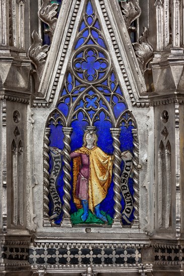 Détail de l'autel en argent du Trésor de Saint-Jean, Museo dell'Opera del Duomo, Florence