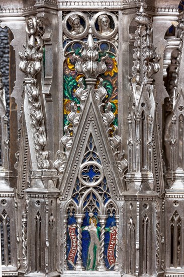 Détail de l'autel en argent du Trésor de Saint-Jean, Museo dell'Opera del Duomo, Florence