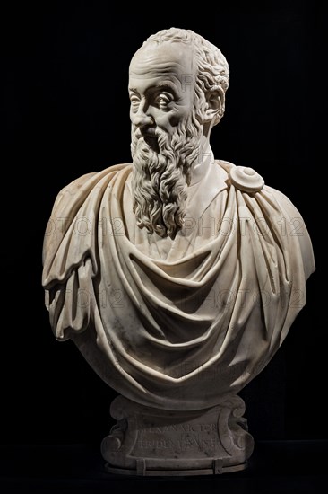 “Bust portrait of Giovanni Battista Ferretti”, by Alessandro Vittoria