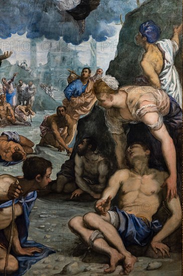 “St. Augustine heals the lame”, by Jacopo Tintoretto