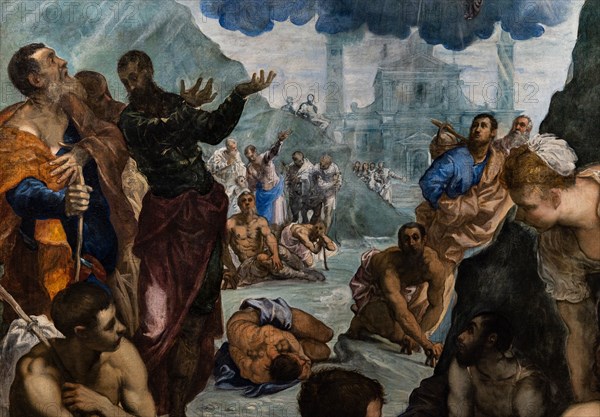 “St. Augustine heals the lame”, by Jacopo Tintoretto