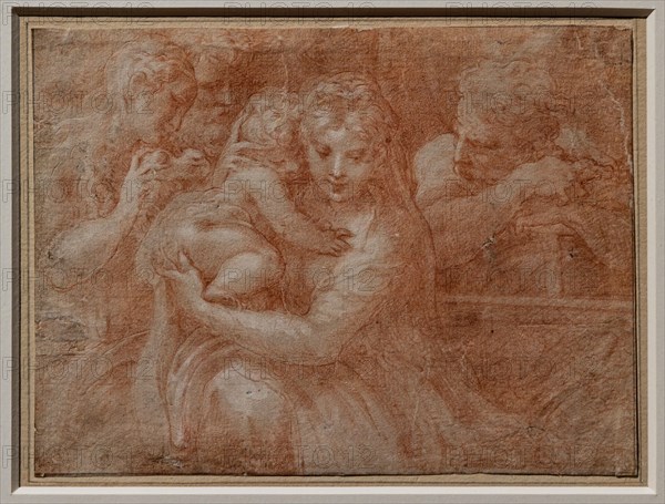 “Holy Family with Two Saints”, by Parmigianino