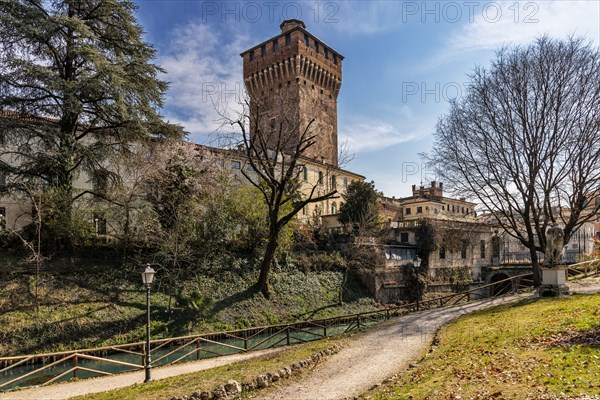 View of the Salvi Gardens in Vicenza