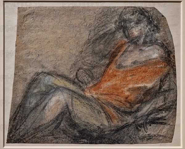 “Study of a Lying Figure”, by Jacopo Bassano