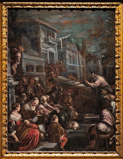 “Sermon of St. Paul”, by Jacopo Bassano