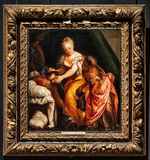 “Judith with the head of Holofernes”, by Veronese