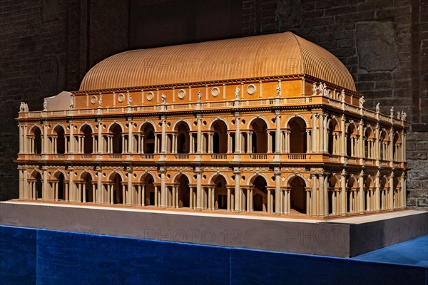 Wooden model of the Palladian Basilica