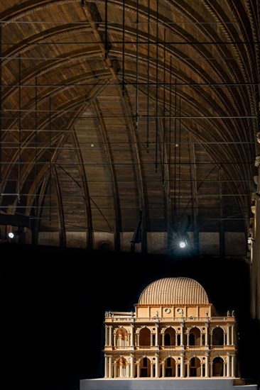 Wooden model of the Palladian Basilica