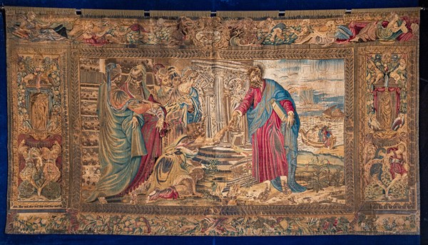 “St. Mark healing Aniano”, tapestry by Giovanni Rossi