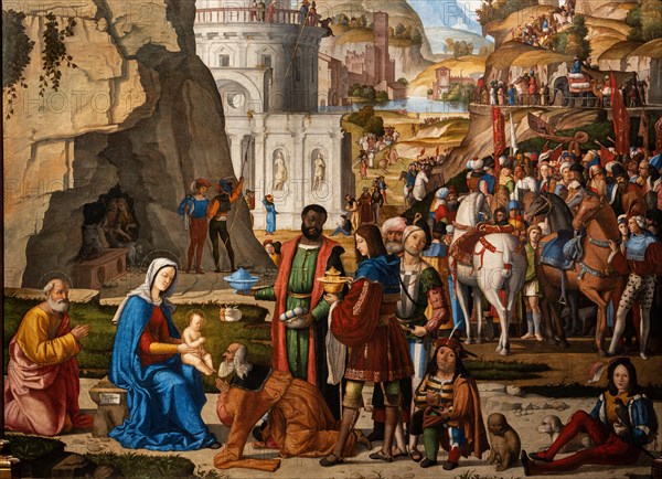 “Adoration by the Wise Men”, by Marcello Fogolino