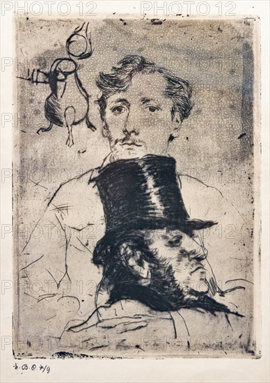 “Portrait of Rodenbach”, by Giovanni Boldini
