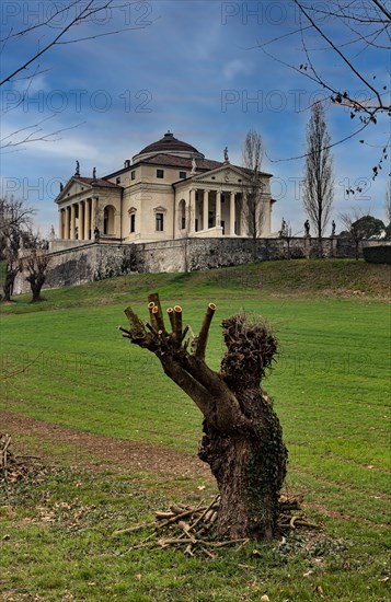 View of the Villa Almerico Capra known as La Rotonda