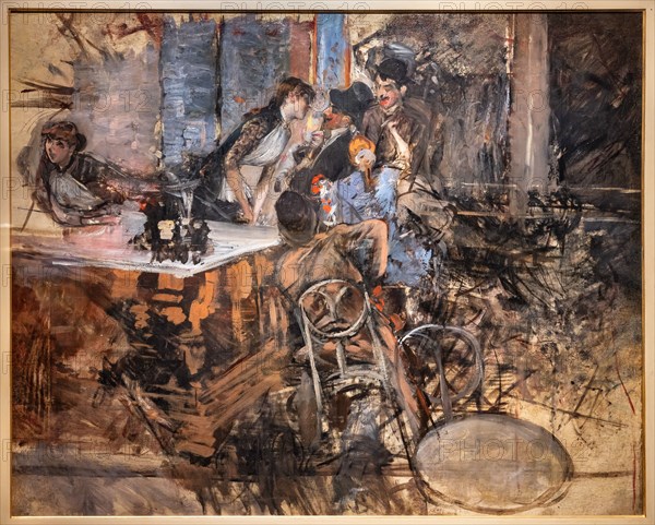 “The Bar at the Folies Bergère” by Giovanni Boldini