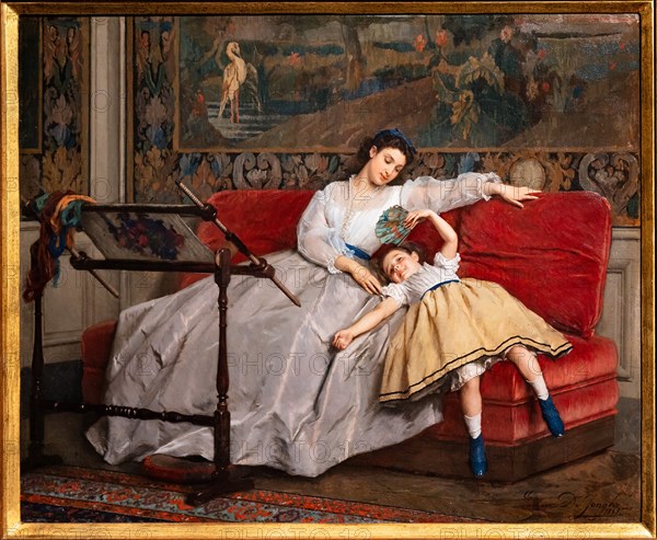 “Joys of Motherhood” by Leonard Gustave de Jonghe