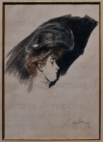 “Elegant Profile” by Giovanni Boldini