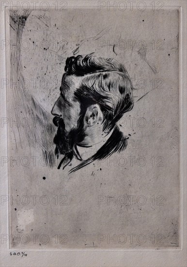 “Portrait of Paul Helleu” by Giovanni Boldini