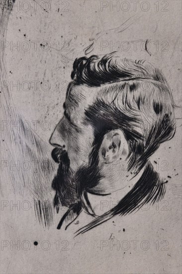 “Portrait of Paul Helleu” by Giovanni Boldini