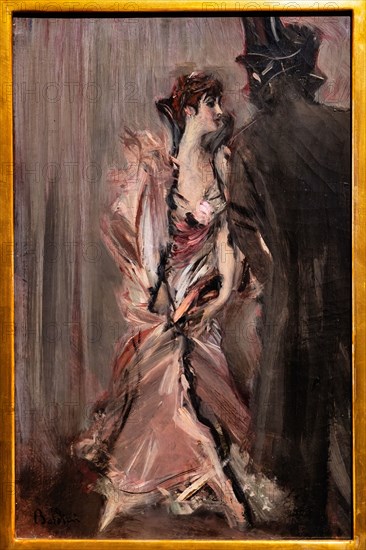 “Leaving the Ball” by Giovanni Boldini