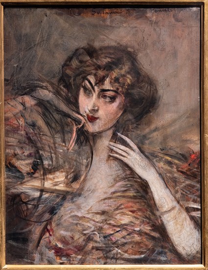 “Frontal Portrait” by Giovanni Boldini