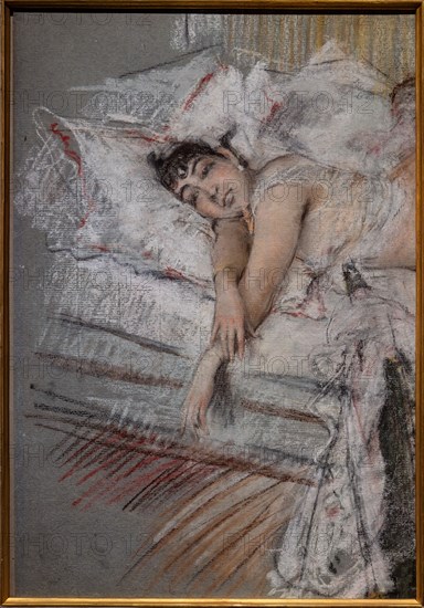 “The Countess of Rasty in Bed ” by Giovanni Boldini