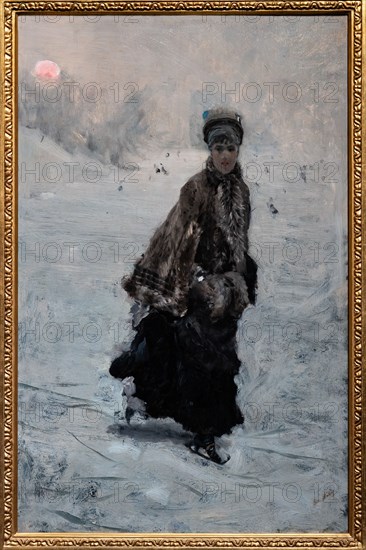 “The Skater” by Giuseppe De Nittis