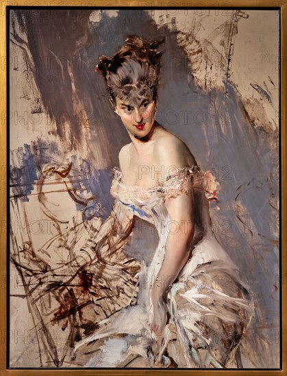 “Portrait of the actress Alice Regnault” by Giovanni Boldini