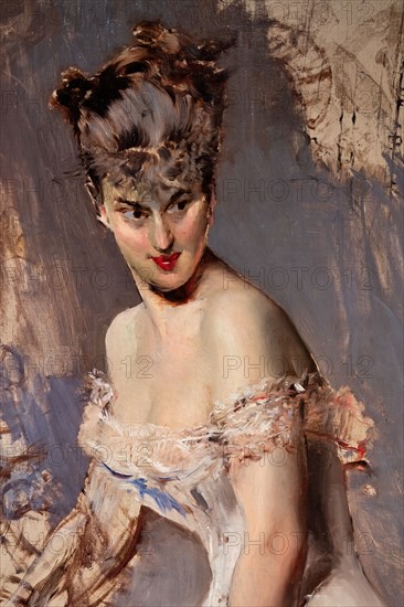 “Portrait of the actress Alice Regnault” by Giovanni Boldini