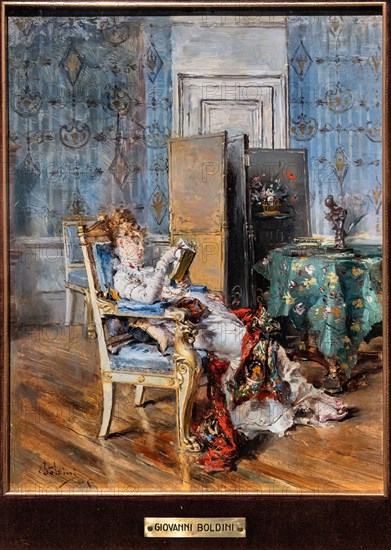 “Reading Woman” by Giovanni Boldini