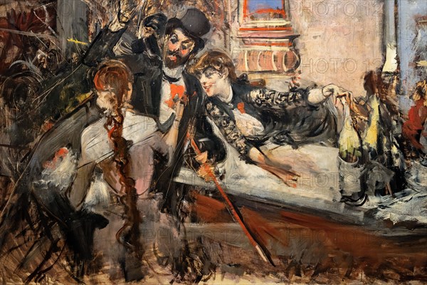 “At the Folies Bergère” by Giovanni Boldini