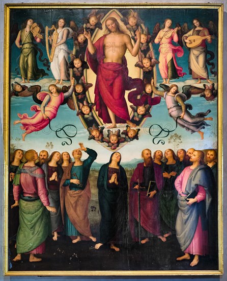 “Ascension of Christ”, by Perugino