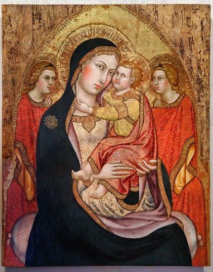 “Madonna col Bambino e angeli”