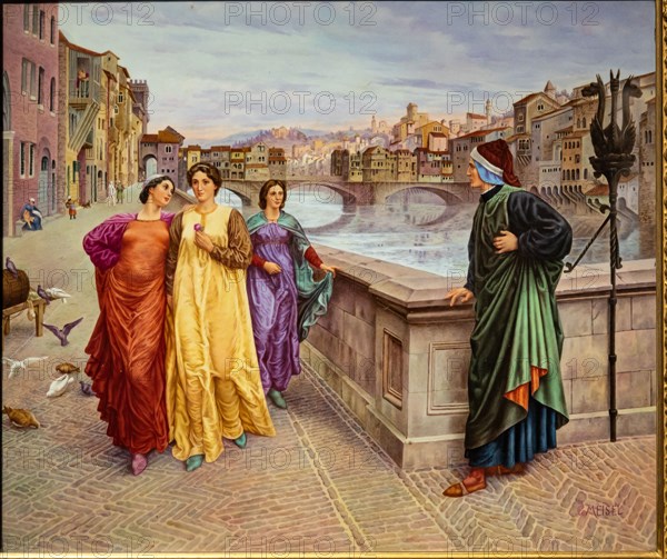 “Meeting of Dante and Beatrice”