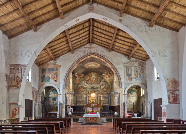 Bergamo, Città alta, Chiesa di San Michele al Pozzo Bianco: interno.

[ENG]
Bergamo, Città alta, Church of S. Michele al Pozzo Bianco: interior.
Bergamo (BG), Lombardia - Lombardy, Italia - Italy