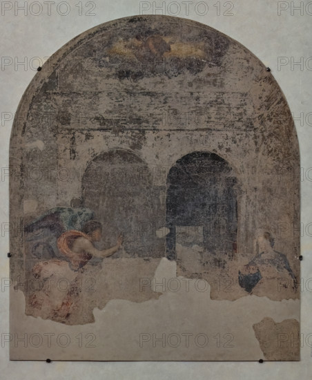 “Annunciazione”, di Andrea del Sarto, affresco strappato dallo sdrucciolo di Orsanmichele a Firenze, 1508-9.

[ENG]
“Aannunciation”, by Andrea del Sarto, data he’d fresco from the alley of Orsanmichele in Florence, 1508-9.
Chiesa di San Salvi, Refettorio, Firenze (FI) - Florence, Toscana - Tuscany, Italia - Italy