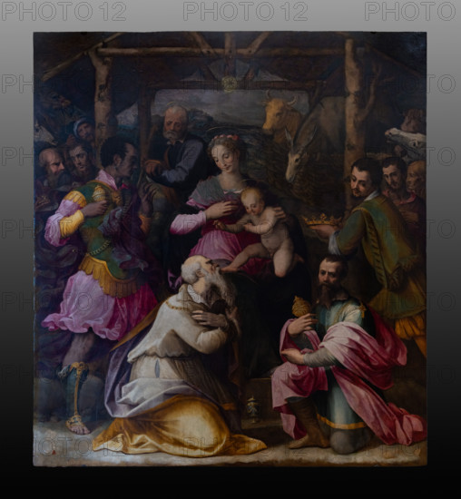 “Adorazione dei Magi”, di Francesco Brina, dipinto a olio dalla Chiesa di Santa Maria al Prato seconda metà del Cinquecento.

[ENG]
“Adoration of the Magi”, by Francesco Brina,  oil painting on panel from the Church of S. Maria al Prato, second half of the XVI century.
Chiesa di San Salvi, Museo del C, Firenze (FI) - Florence, Toscana - Tuscany, Italia - Italy