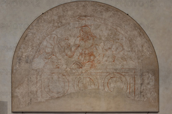 Sinopia dell’affresco “Cristo in pietà tra angeli” di Andrea del Castagno, 1447, collocata refettorio del monastero di Sant'Apollonia a Firenze, oggi museo del Cenacolo di Sant’Apollonia.  

[ENG]
Sinopia of the fresco “Dead Christ among angels" by Andrea del Castagno, 1447, located in the refectory of the monastery of Sant'Apollonia in Florence, now the museum of the Cenacle of Sant'Apollonia.
Museo del Cenacolo di Sant'Apoll, Firenze (FI) - Florence, Toscana - Tuscany, Italia - Italy