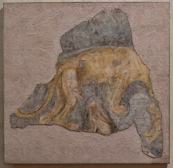 “Fragment with lioness”, detached wall painting, by Antonio di Puccio, known as Pisanello, 1430 - 3, preserved in the Ducal Palace of Mantua.
Second detached fragment “Lioness with Cubs”, in the Tournament wall.
Palazzo Ducale, Mantova (MN) - Mantua, Lombardia - Lombardy, Italia - Italy