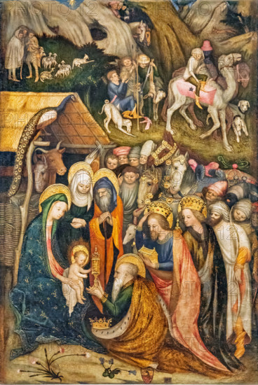 “Adoration of the Magi”, by Stefano di Giovanni da Verona, 1435-8, tempera on panel.
Pinacoteca di Brera, Milano (MI) - Milan, Lombardia - Lombardy, Italia - Italy