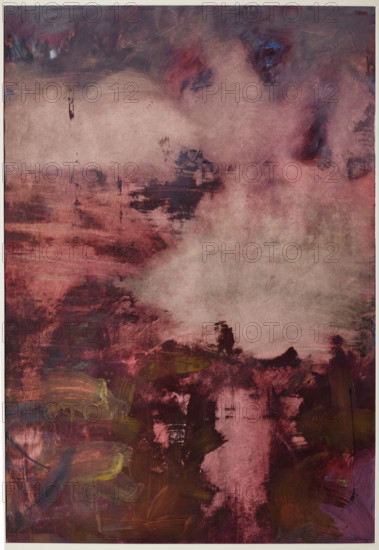 “Paesaggio” di Pompeo Vecchiati (1911 - 1985).
Monotipo su cartone 95 x 67.
Collezione Assicoop Unipol, inv. n° 792
Collezione Assicoop - Unipol, Modena (MO), Emilia Romagna, Italia - Italy