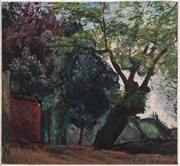 “ Paesaggio” di Achille Funi (FE 1890 - 1972).
Olio su compensato, cm. 63 x 58.
Collezione Assicoop Unipol, inv. n° 796
Collezione Assicoop - Unipol, Modena (MO), Emilia Romagna, Italia - Italy