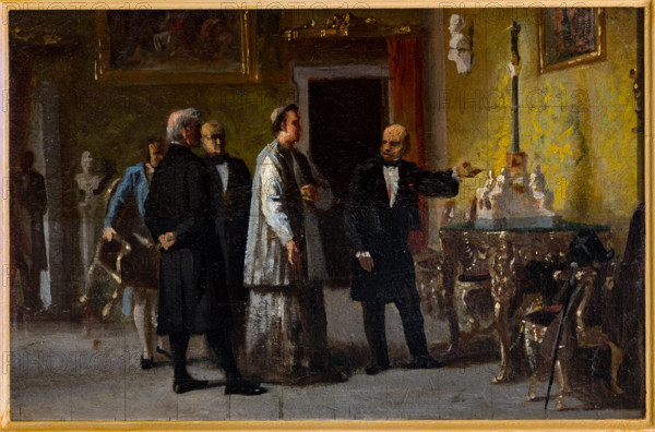 “Scena” di Prospero Piatti (FE 1840 - 1902).
Olio su cartone, cm. 26,5 x 39,5.
Collezione Assicoop Unipol, inv. n° 799
Collezione Assicoop - Unipol, Modena (MO), Emilia Romagna, Italia - Italy