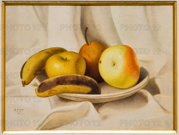 “Natura morta” di Oscar Eredi (FE 1901 - 1953).
Olio su tavola, cm. 30 x 40.
Collezione Assicoop Unipol, inv. n° 803.
Collezione Assicoop - Unipol, Modena (MO), Emilia Romagna, Italia - Italy