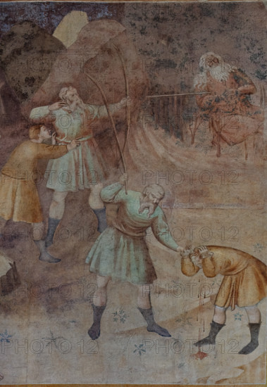 Pisa, Camposanto monumentale:
 “Storie di Caino e Abele”;  affreschi di Piero di Puccio, 1389/1391.
Particolare.

[ENG]
Pisa, Monumental Cemetery: 
“Stories of Cain and Abel”, frescoes by Piero di Puccio - 1389/1391. 
Detail.
Camposanto Monumentale, Pisa (PI), Toscana - Tuscany, Italia - Italy