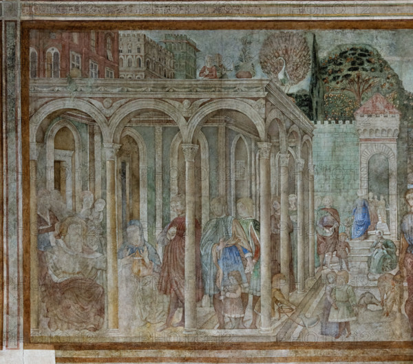 Pisa, Camposanto monumentale:
“Maledizione di Cam”, affreschi di Benozzo Gozzoli, 1469/70.
Particolare.

[ENG]
Pisa, Monumental Cemetery: 
 “The Curse of Ham”, frescoes by Benozzo Gozzoli, 1469/70. 
Detail.
Camposanto Monumentale, Pisa (PI), Toscana - Tuscany, Italia - Italy