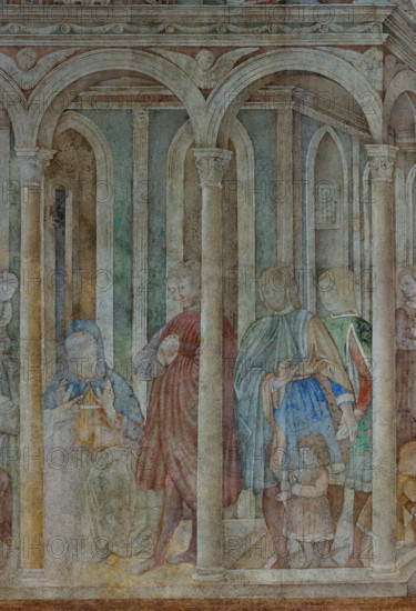 Pisa, Camposanto monumentale:
“Maledizione di Cam”, affreschi di Benozzo Gozzoli, 1469/70.
Particolare.

[ENG]
Pisa, Monumental Cemetery: 
 “The Curse of Ham”, frescoes by Benozzo Gozzoli, 1469/70. 
Detail.
Camposanto Monumentale, Pisa (PI), Toscana - Tuscany, Italia - Italy