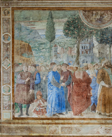 Pisa, Camposanto monumentale:
“Costruzione della Torre di Babele”, affreschi di Benozzo Gozzoli, 1469/70.
Particolare.

[ENG]
Pisa, Monumental Cemetery: 
 “Construction of the Tower of Babel”, frescoes by Benozzo Gozzoli, 1469/70. 
Detail.
Camposanto Monumentale, Pisa (PI), Toscana - Tuscany, Italia - Italy